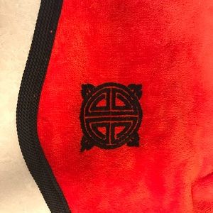 Vintage Utica Orange hand towel